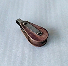 Yachtblock Jolle Schiffsblock aus Tufnol 8cm Block Edelstahl 1-scheibig #33