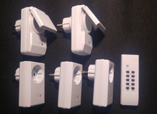 2er 3er 4er 5er Funk Steckdosen Set Fernbedienung+2xAAA Batterien Mumbi Germany