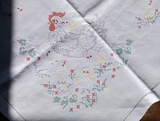 Ostern! Mitteldecke Leinen