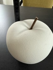 DEKO ** Apfel ** weiß ** matt