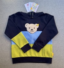 🐻 Steiff • Jungen Hoodie Pullover • Quietscher Weihnachten Geschenk • 104 • NEU