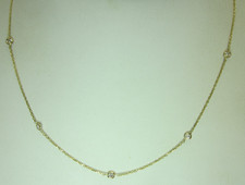 Neu 14K Gelbgold und Diamant