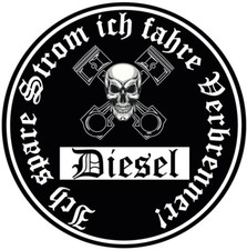 Auto-Aufkleber Ich spare Strom