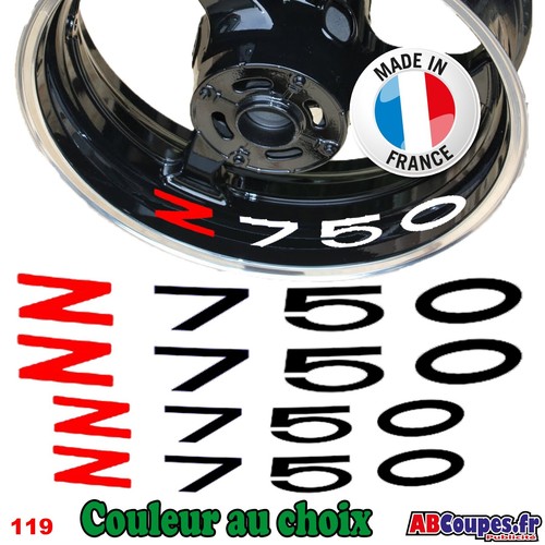 Aufkleber felgen z750 decals - z750,
