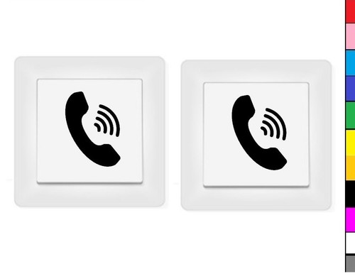 Telefon aufkleber - 2x,