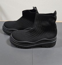 Strick-Stiefeletten mit dicker