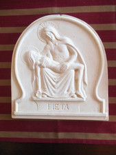 Pieta*Gips-Relief*Madonna*Mari