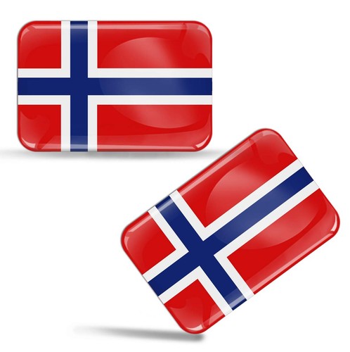 Norwegen flagge silikon gel - 3d,