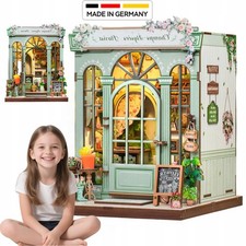Book Nook Kit – DIY Puppenhaus Häuser, Miniatur Haus Selber Bauen für Erwachsene