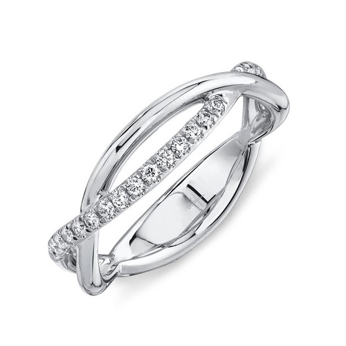 14k weißgold diamant infinity - weißgold,