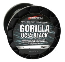  Tubertini FTM Gorilla Schnur UC4 Black 2000m verschiedene Größen 