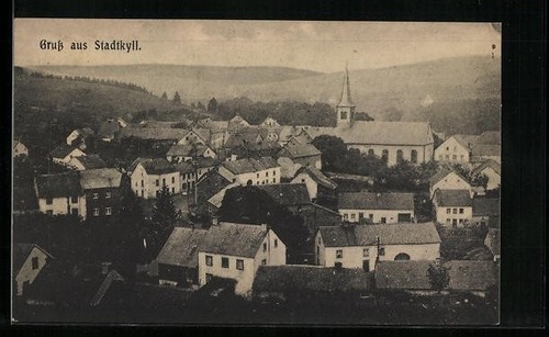 Stadtkyll ortsansicht aus der - aus,