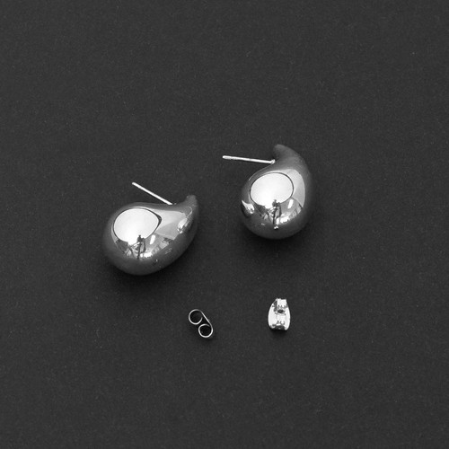 Edelstahl ohrstecker - edelstahl,