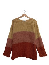 TIF-TIFFY Rundhalspullover Damen Pullover Gr. DE 36 creme-pink-rot Casual-Look