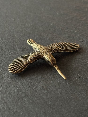 Vogel messingfigur massiv - vogel,
