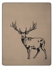 Plaid / Decke Wohndecke Deer