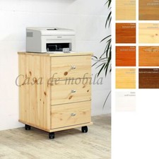 Massivholz Rollcontainer