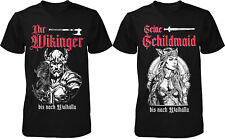Ihr Wikinger Seine Schildmaid Partner T-Shirt  | Thor | Vikings | Ragnar | Odin