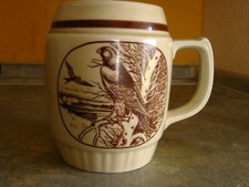 Bierkrug aus Keramik (Steingut), aus DDR Zeiten, VEB Sintolanwerk Annaburg