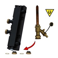 Hydraulische Weiche bis 70 kW mit Schlammabscheider 4000 L/H Isolierung Weiche 