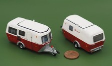 Wohnwagen Hymer Eriba Touring Troll Rockabilly, Hochdach geschlossen, 1:87