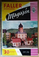 Faller Modellbau Magazin 30 Aug. 1962