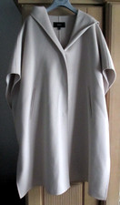 ARMA Cape-Mantel mit Kapuze - Größe 38 - beige - NEU