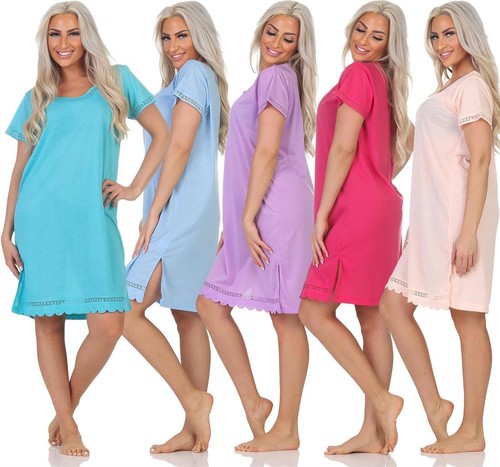 Damen nachthemd sleepshirt - nachthemd,