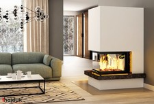 Kaminbausatz  🟡 ROYAL EXTRA Volcano 3PLUh 11KW Panorama Kamin Hajduk LDF-Kamine