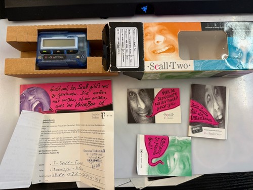 Telecom pager scall two blau - two,