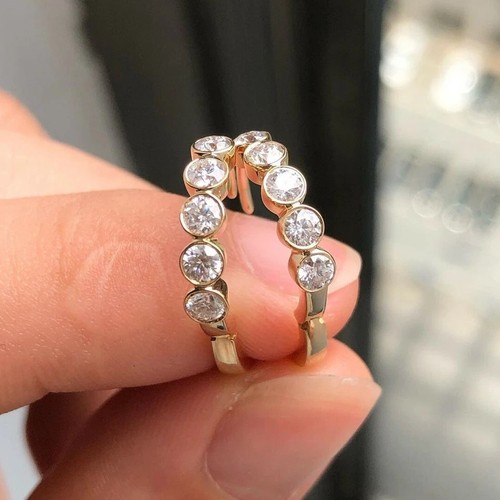14k gelb vergoldet rund - 14k,
