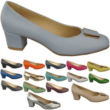 Damenschuhe Pumps Naturleder