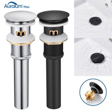 POP-UP Waschtisch Ablaufventil Ablaufgarnitur mit Überlauf Waschbecken Abfluss