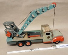 Kienel Kranauto Kran Holzauto Holzspielzeug DDR 1959 Steinach/Thüringen