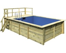 Aufstellpool Holzpool-Set