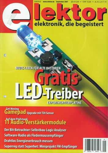 Elektor heft september 2007 - elektor,