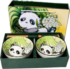 Süßes Panda-Reisschalen und
