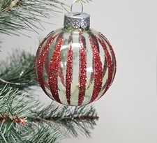 Christmas ball glass - , hand