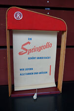 alte Werbung Rollo Springrollo Sonnenschutz  Werbe Aufsteller  Reklame Werbung 