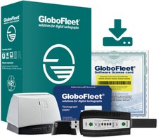 GloboFleet Starter Set Minimal DK LKW Auslesegerät Fahrerkarte Tachograph DTCO 4