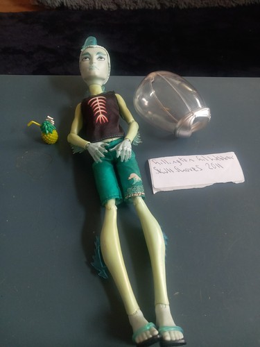 Monster high puppe gill webber - monster,