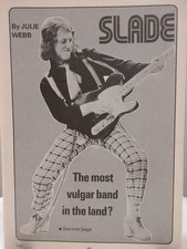 Slade  -  3 pages Pictures/ words from New Musical Express Magazin