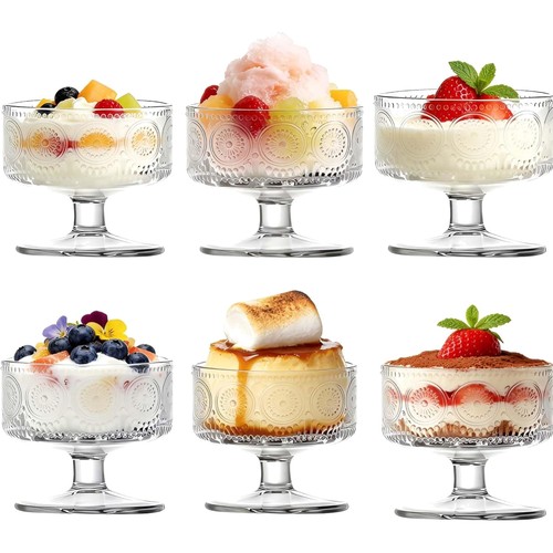 Dessertschalen glas 6er set - glas,