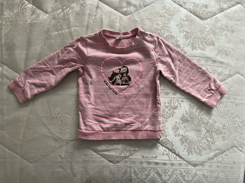 Rosa gestreifter pullover mit - rosa,