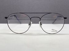 Jaguar Brille Herren Rund Schwarz Panto matt  33711 Germany Groß XL
