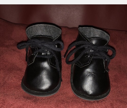 Puppenschuh schwarz für