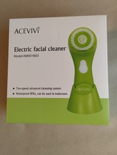 ACEVIVI wasserfeste 2 in 1 elektrische Gesichtsbürste Reinigung Massage