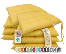 4er oder 8er Set Stuhlkissen