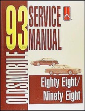 1993 Oldsmobile 88 98 Shop Manuell Olds Reparatur Service Buch Regency Royale