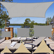 Sonnensegel  Sonnenschutz UV-Schutz Rechteck Reißfest Dreieck Garten Terrasse